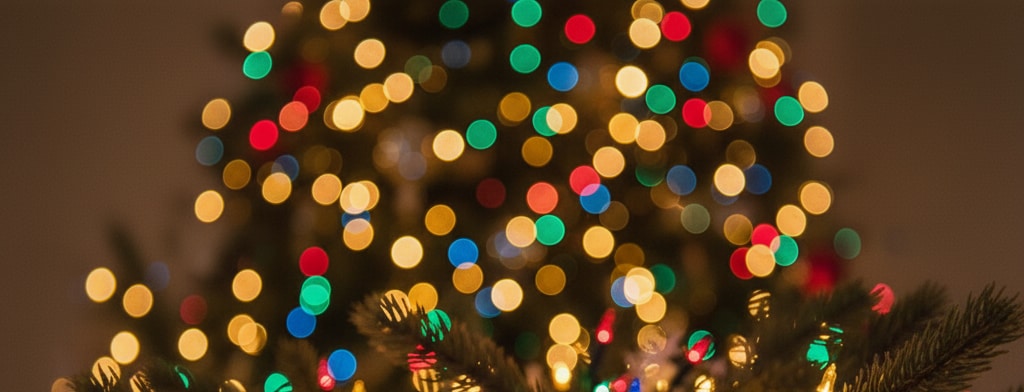 bokeh christmas lights Lexington